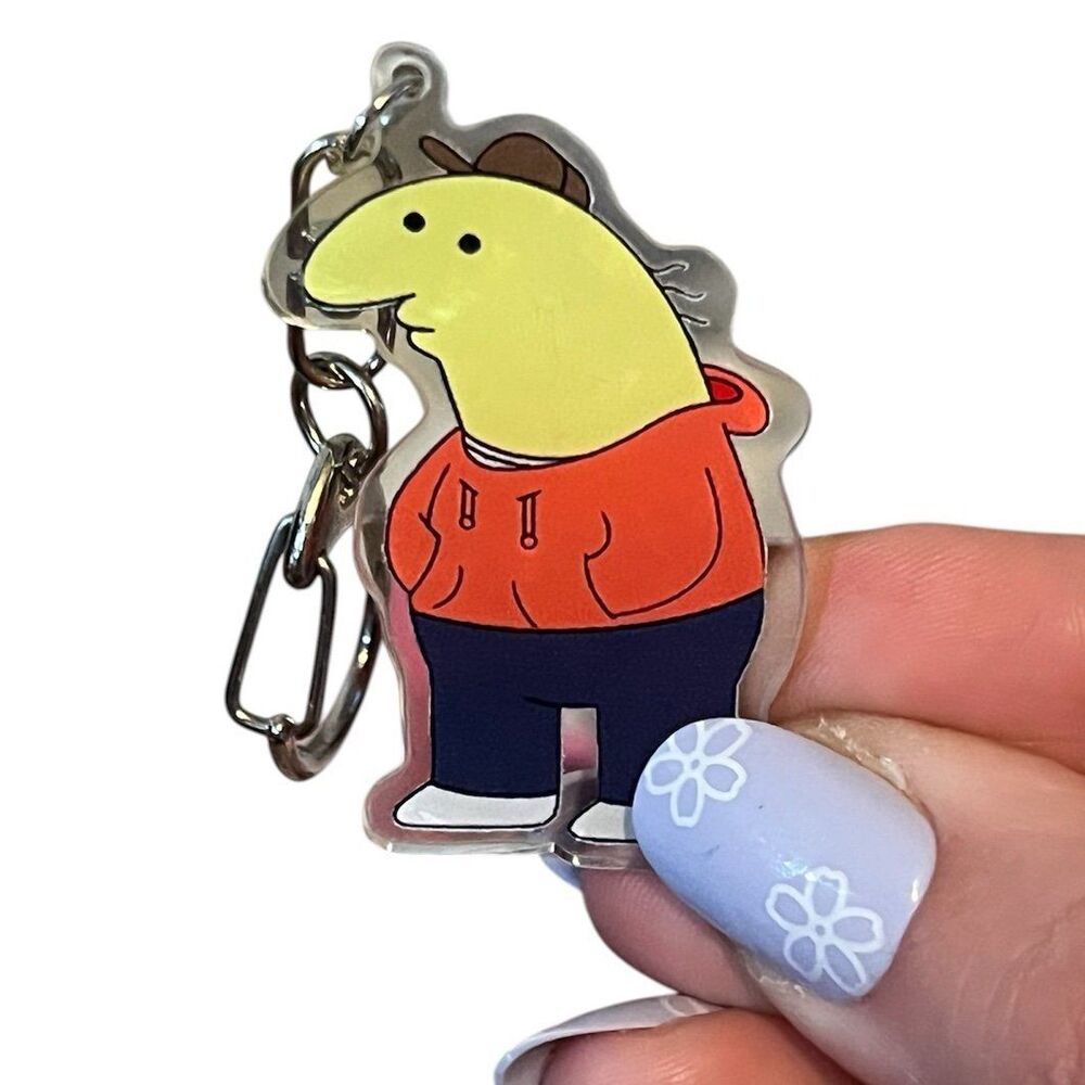 Smiling Friends Adult Swim Charlie Keychain!
